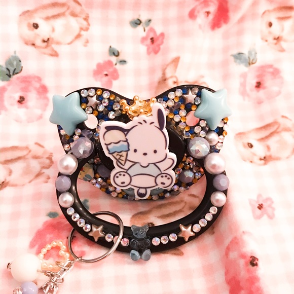 ✨Embellished Adult Pacifier - Pochacco✨ - Picture 4 of 4